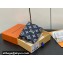 Louis Vuitton Monogram Shadow calfskin leather Multiple Wallet M83379 Ink Blue/White 2024