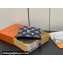 Louis Vuitton Monogram Shadow calfskin leather Multiple Wallet M83379 Ink Blue/White 2024