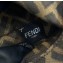 Fendi Mini Shopper Brown FF jacquard bag with knotted handle 2024