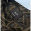 Fendi Mini Shopper Brown FF jacquard bag with knotted handle 2024