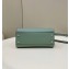 Fendi iconic Peekaboo Mini Bag Light Green/Python Selleria with topstitches 2024