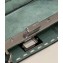 Fendi iconic Peekaboo Mini Bag Light Green/Python Selleria with topstitches 2024