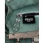 Fendi iconic Peekaboo Mini Bag Light Green/Python Selleria with topstitches 2024