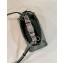 Fendi iconic Peekaboo Mini Bag Light Green/Python Selleria with topstitches 2024