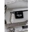 Fendi iconic Peekaboo Mini Bag White/Python Selleria with topstitches 2024