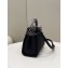 Fendi iconic Peekaboo Mini Bag black/Python Selleria with topstitches 2024