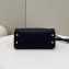 Fendi iconic Peekaboo Mini Bag black/Python Selleria with topstitches 2024