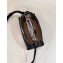 Fendi iconic Peekaboo Mini Bag black/Python Selleria with topstitches 2024
