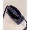 Fendi iconic Peekaboo Mini Bag blue Selleria with topstitches 2024