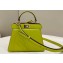Fendi Peekaboo ISeeU Petite Bag in nappa Leather Grass Green 2024