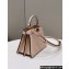Fendi Peekaboo ISeeU Petite Bag in nappa Leather Nude Pink 2024
