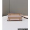 Fendi Peekaboo ISeeU Petite Bag in nappa Leather Nude Pink 2024