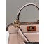 Fendi Peekaboo ISeeU Petite Bag in nappa Leather Nude Pink 2024