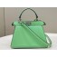Fendi Peekaboo ISeeU Petite Bag in nappa Leather Acid Green 2024