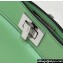 Fendi Peekaboo ISeeU Petite Bag in nappa Leather Acid Green 2024