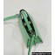 Fendi Peekaboo ISeeU Petite Bag in nappa Leather Acid Green 2024