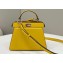 Fendi Peekaboo ISeeU Petite Bag in nappa Leather Yellow 2024