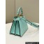 Fendi Peekaboo ISeeU Petite Bag in nappa Leather Turquoise Green 2024