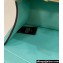 Fendi Peekaboo ISeeU Petite Bag in nappa Leather Turquoise Green 2024