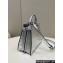 Fendi Peekaboo ISeeU Small Bag in nappa Leather Silver 2024
