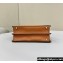Fendi Peekaboo ISeeU Small Bag Brown Selleria with 556 hand-sewn stitches 2024