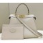 Fendi Peekaboo ISeeU Medium Bag White Selleria with oversized topstitching 2024