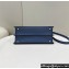 Fendi Peekaboo ISeeU Medium Bag Blue Selleria with oversized topstitching 2024