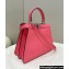 Fendi Peekaboo ISeeU Medium Bag Pink Selleria with oversized topstitching 2024