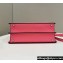 Fendi Peekaboo ISeeU Medium Bag Pink Selleria with oversized topstitching 2024