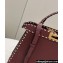 Fendi Peekaboo ISeeU Medium Bag Coffee Selleria with topstitches 2024