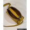 Fendi iconic Peekaboo Mini Bag Yellow Selleria with topstitches 2024