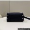 Fendi iconic Peekaboo Mini Bag black Selleria with topstitches 2024