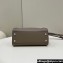 Fendi iconic Peekaboo Mini Bag Gray Selleria with topstitches 2024