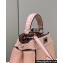 Fendi iconic Peekaboo Mini Bag Light Pink Selleria with topstitches 2024
