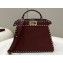 Fendi Peekaboo ISeeU Small Bag Coffee Selleria with topstitches 2024