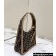 Fendi Mini Fendessence bag Brown FF fabric 2024