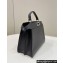 Fendi Peekaboo ISeeU Small Bag Dark Gray Selleria with topstitches 2024