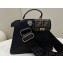 Fendi Peekaboo ISeeU Small Bag Black Selleria with topstitches 2024