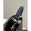 Fendi Peekaboo ISeeU Small Bag Black Selleria with topstitches 2024