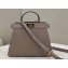 Fendi Peekaboo ISeeU Small Bag in nappa Leather Dove Gray 2024