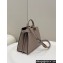 Fendi Peekaboo ISeeU Small Bag in nappa Leather Dove Gray 2024