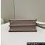 Fendi Peekaboo ISeeU Small Bag in nappa Leather Dove Gray 2024