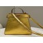 Fendi Peekaboo ISeeU Small Bag in nappa Leather Gold 2024
