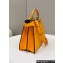 Fendi Peekaboo ISeeU Small Bag in nappa Leather Orange 2024