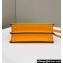 Fendi Peekaboo ISeeU Small Bag in nappa Leather Orange 2024