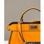 Fendi Peekaboo ISeeU Small Bag in nappa Leather Orange 2024