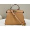 Fendi Peekaboo ISeeU Small Bag in nappa Leather Beige 2024