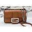 Fendi Mini Baguette Bag Brown Selleria with 309 hand-sewn topstitches 2024