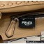 Fendi iconic Peekaboo Mini Bag Beige Selleria with 220 hand-sewn topstitches 2024