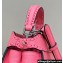 Fendi iconic Peekaboo Mini Bag Pink Selleria with 220 hand-sewn topstitches 2024